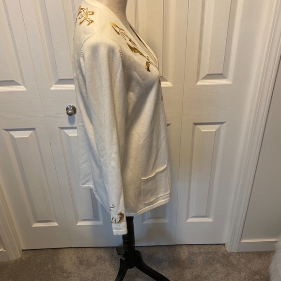 Women’s Tabi hand embellished cardigan size L - Picture 6 of 9
